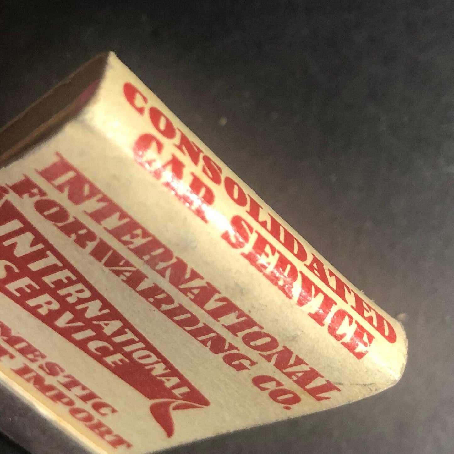 International Forwarding Co. Freight Full 20-Str Matchbook c1930's-40's Scarce