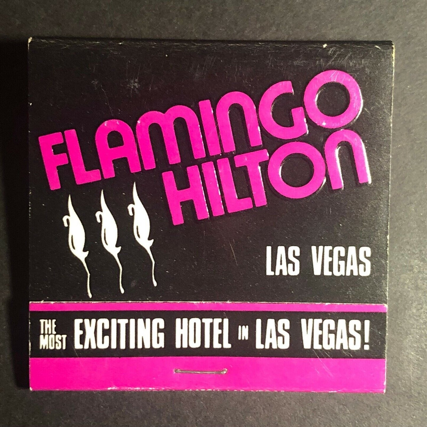 80's Full Matchbook "Flamingo Hilton Las Vegas" Lindy's Restaurant NV