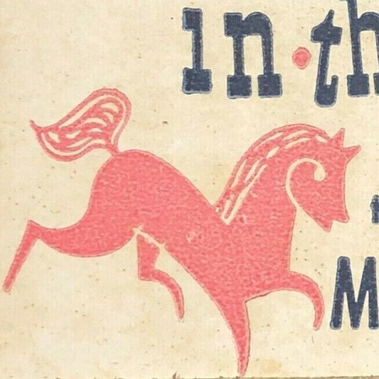 1940's-50's Full Matchbook - "Carousel In The Sky" Morrison Hotel Chicago, IL