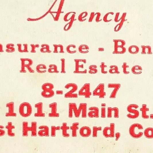 1930's-40's Full Matchbook - Williams Agency Real Estate Old Saybrook, CT