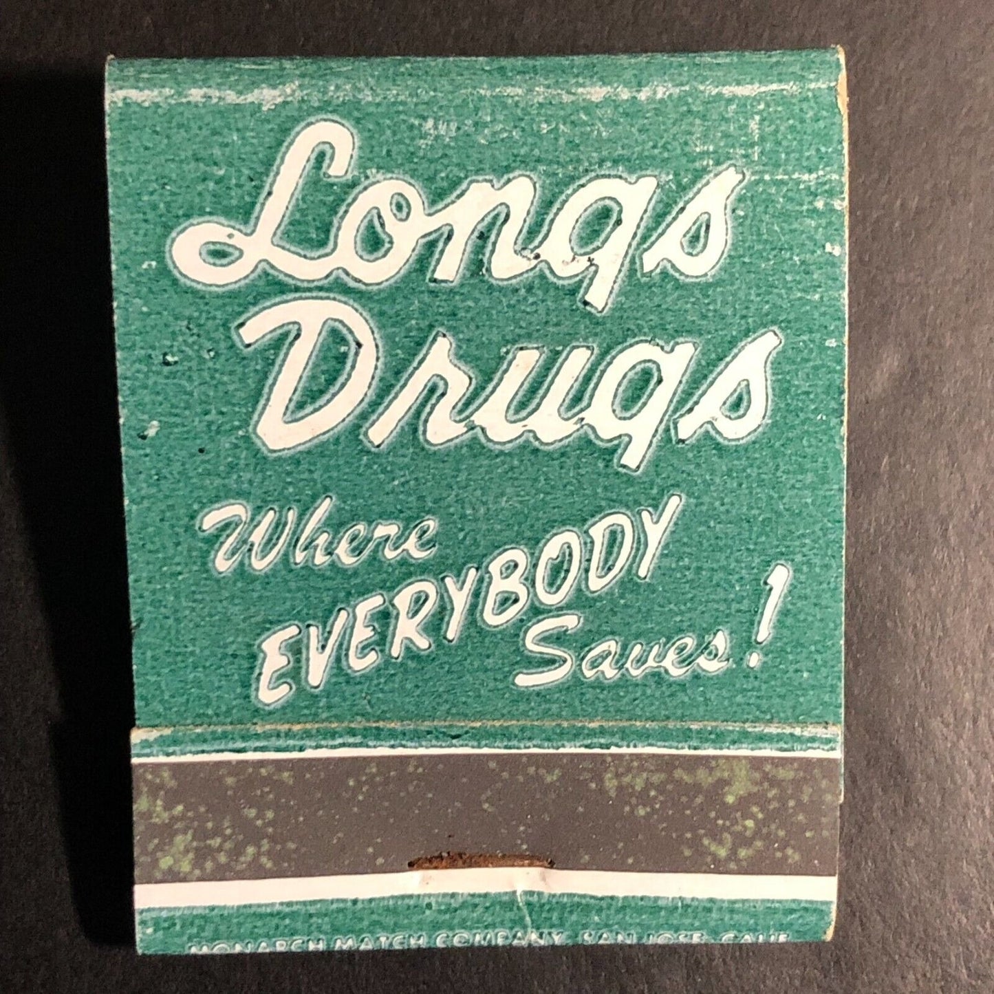 Longs Drugs California and Hawaii Full Matchbook c1955-60's VGC