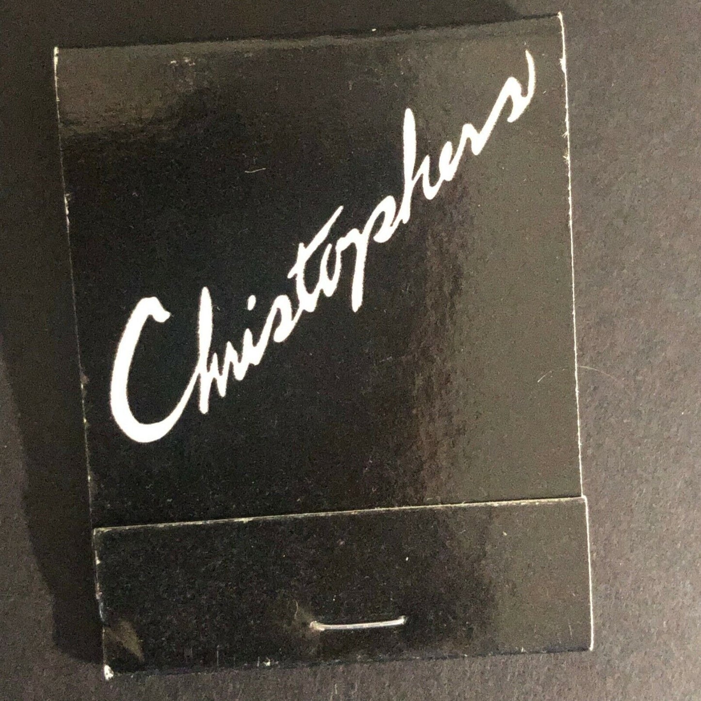 Arlington Heights IL Christophers Restaurant c1970's-80's Full Matchbook