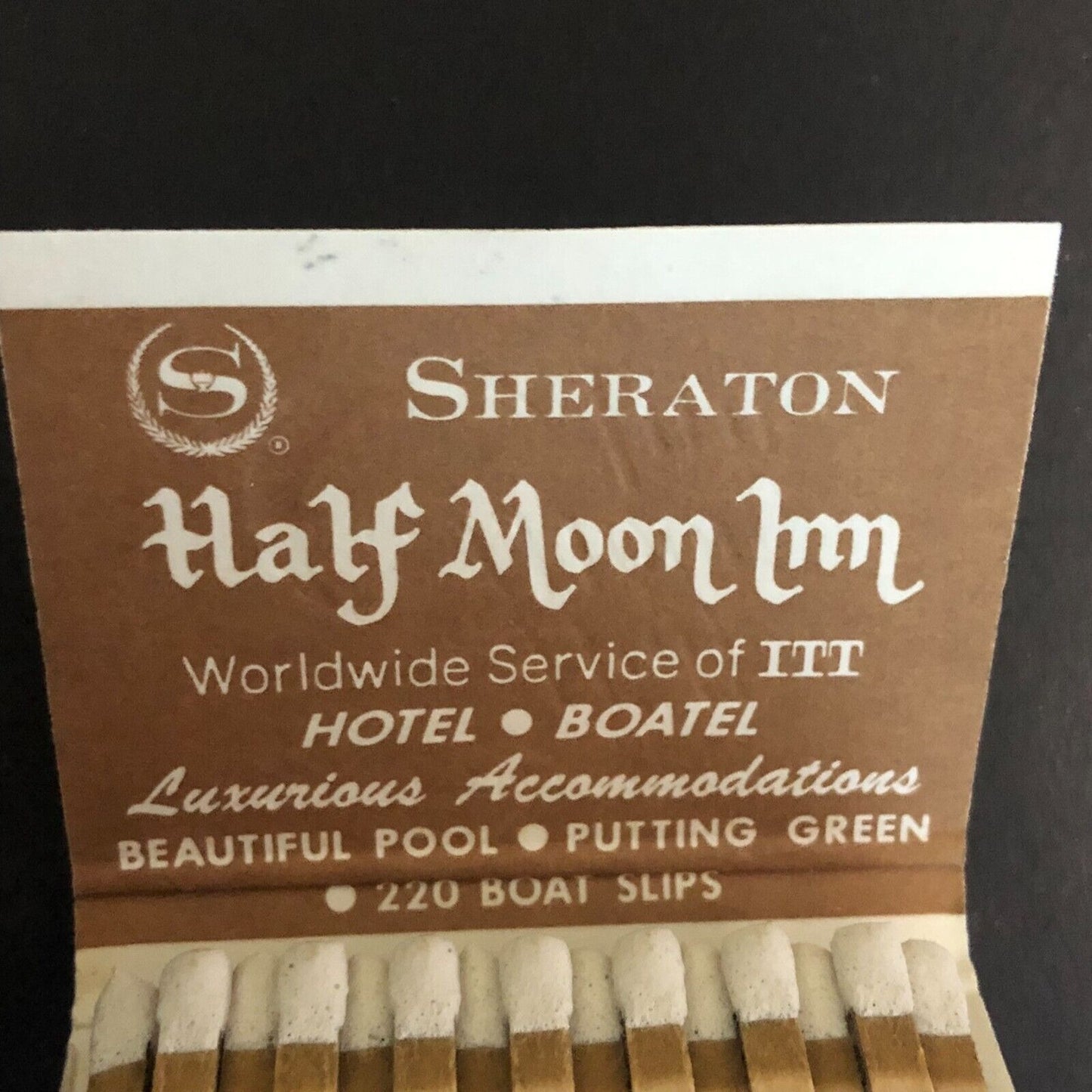 Sheraton Half Moon Inn San Diego, CA Full Matchbook c1960-73 (Pre-Humphreys)