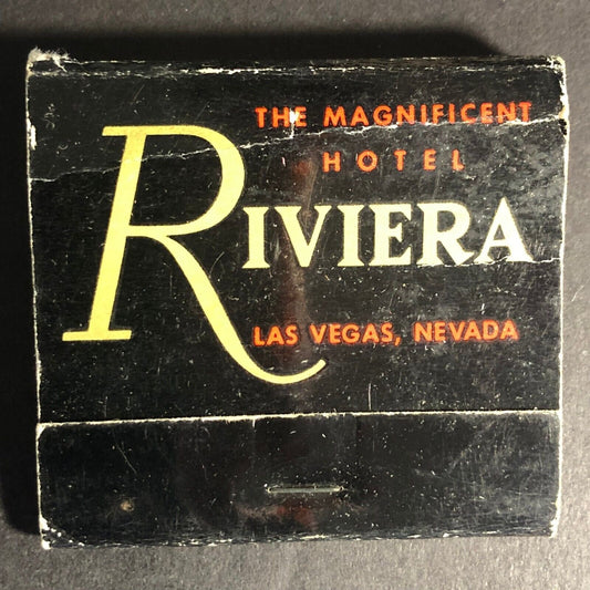 Hotel Riviera Las Vegas Full 30-Strike -1 Missing Matchbook c1975-85