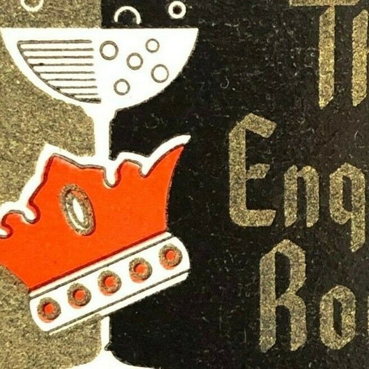 c1950's-60's Full Matchbook Pearson Hotel "The English Room" Lounge Chicago
