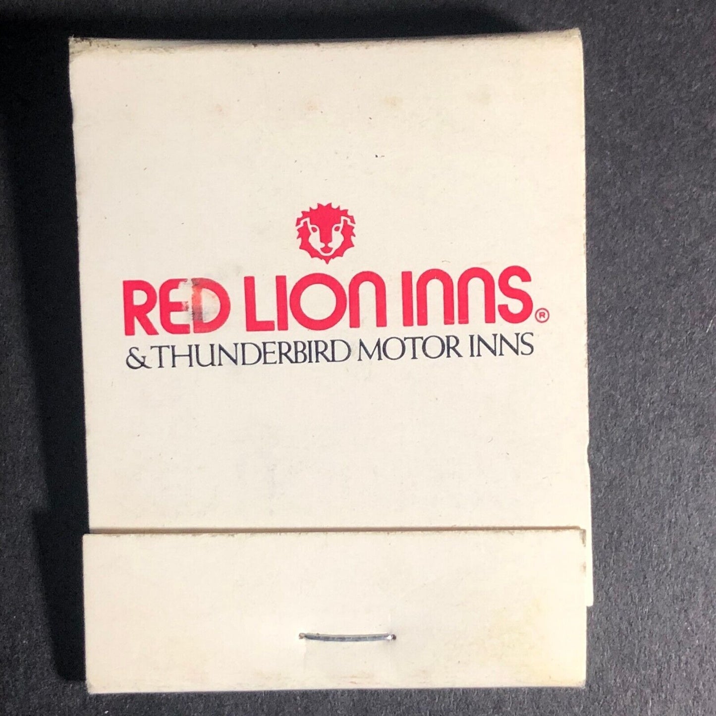 Red Lion Inns & Thunderbird Motor Inns Full Matchbook c1975-85