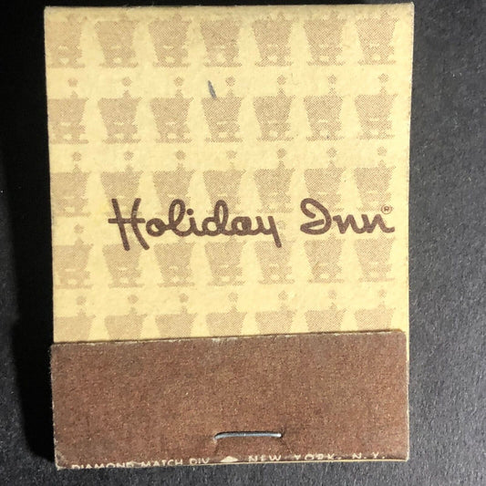 Holiday Inn "Wallpaper Sign" Full 20-Strike Matchbook c1975-85