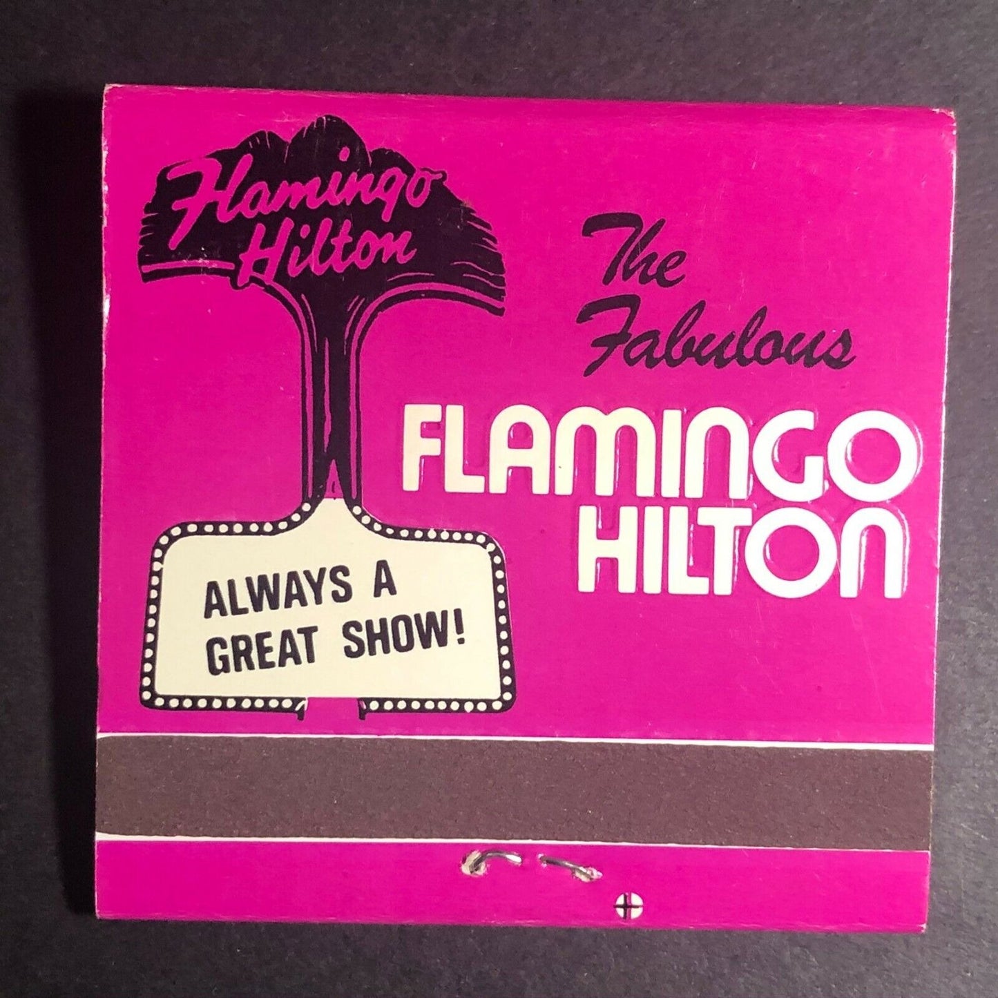 80's Full Matchbook "Flamingo Hilton Las Vegas" Lindy's Restaurant NV