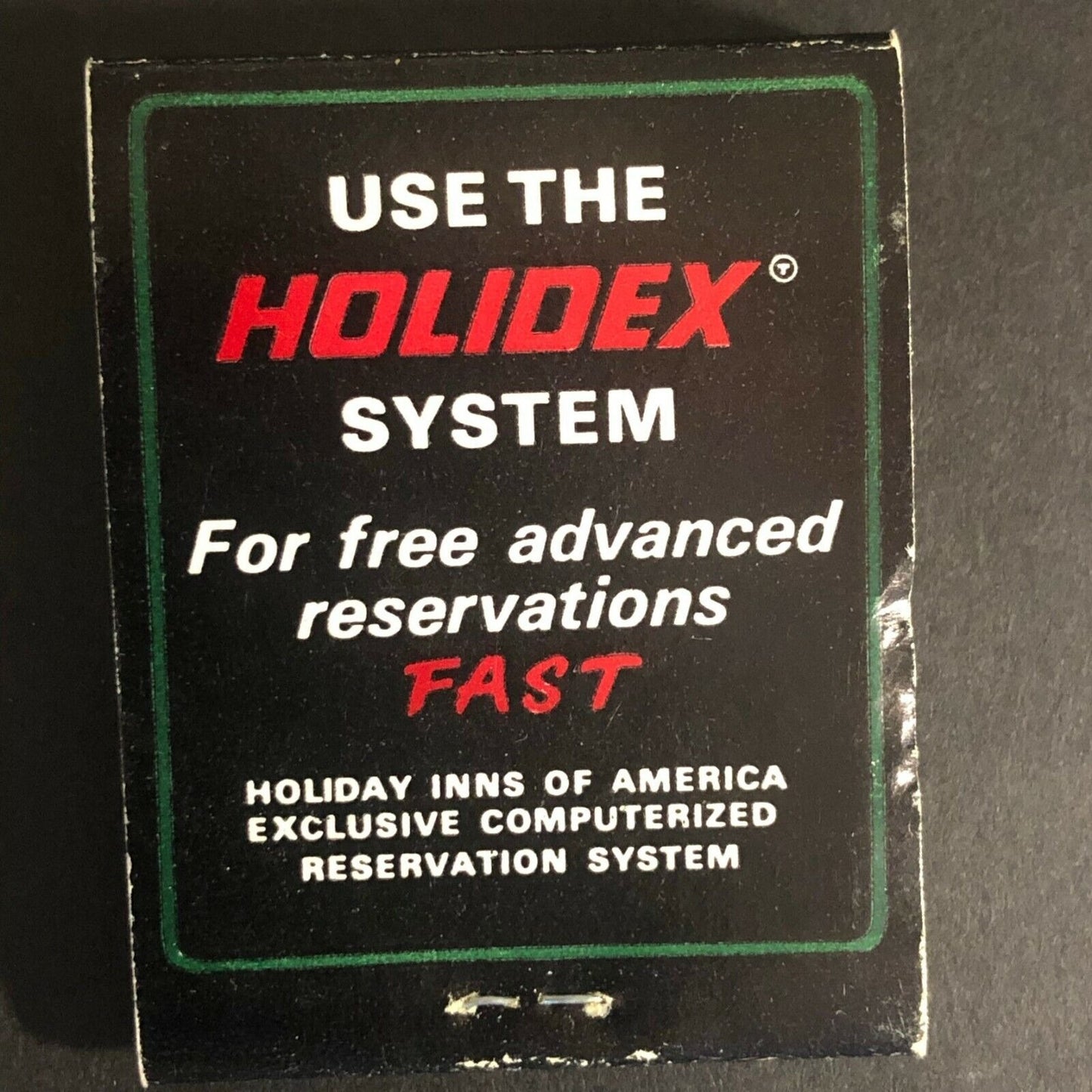 South Bend Indiana Holiday Inn Holidex Computer c1965-73 Full Matchbook
