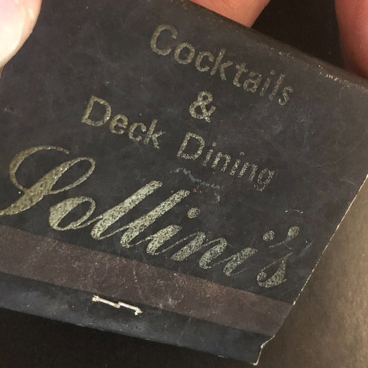 Fort Bragg, CA Lollini's / Tollini's ? Restaurant Full Matchbook c1975-85