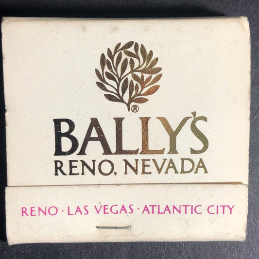 Bally's Reno Nevada Bounty Oyster Bar 28-Strike Full Matchbook c1985-95 - VGC