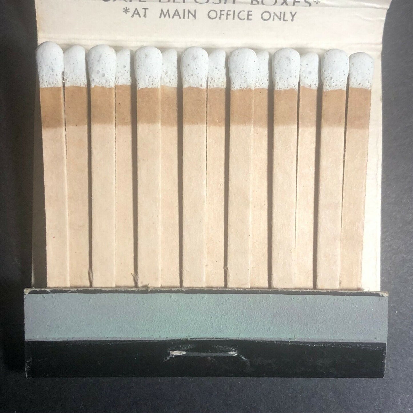 "Meriden Savings Bank" CT  Full Matchbook Scarce 1960's-70's