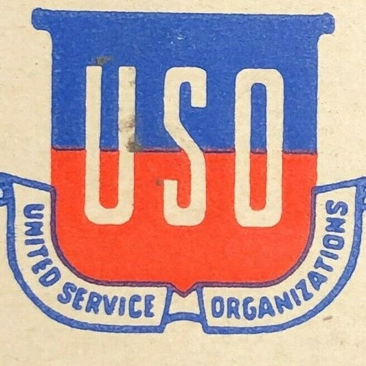 1940-50's Full Matchbook Advertising - USO Oxnard, CA