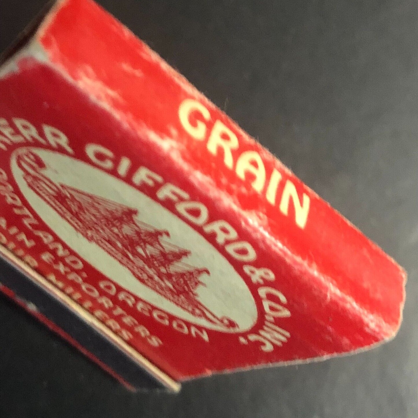 Portland, OR Kerr Gifford & Co. Grain Exporters Matchbook c1950's