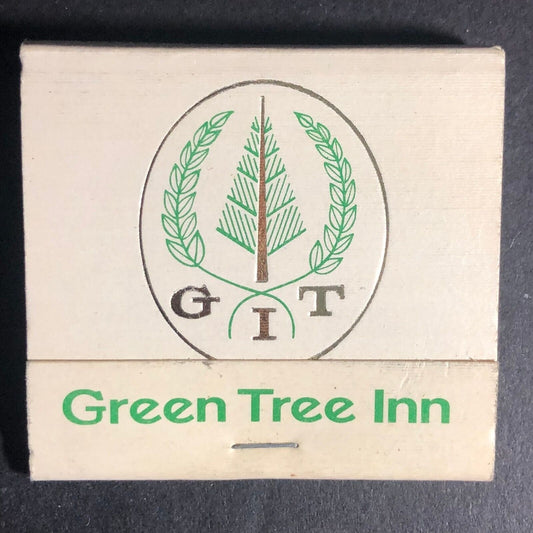 Green Tree Inn Modesto, Calif. 30-Strike Full Matchbook c1975-85 - VGC Scarce