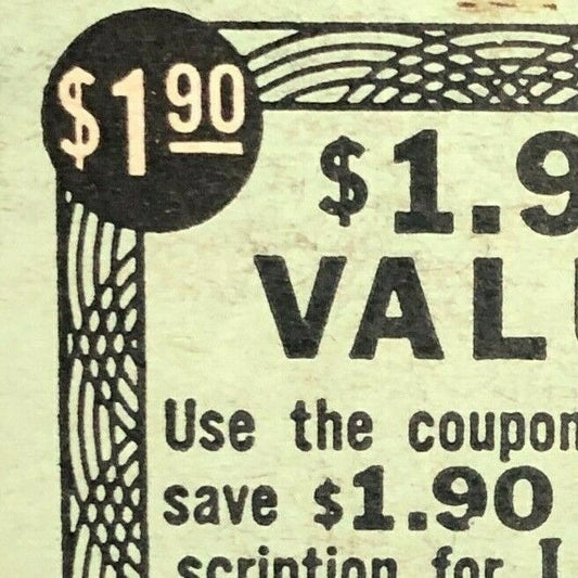 1940-50's Full Matchbook Advertising - Look Magazine Subscription Offer