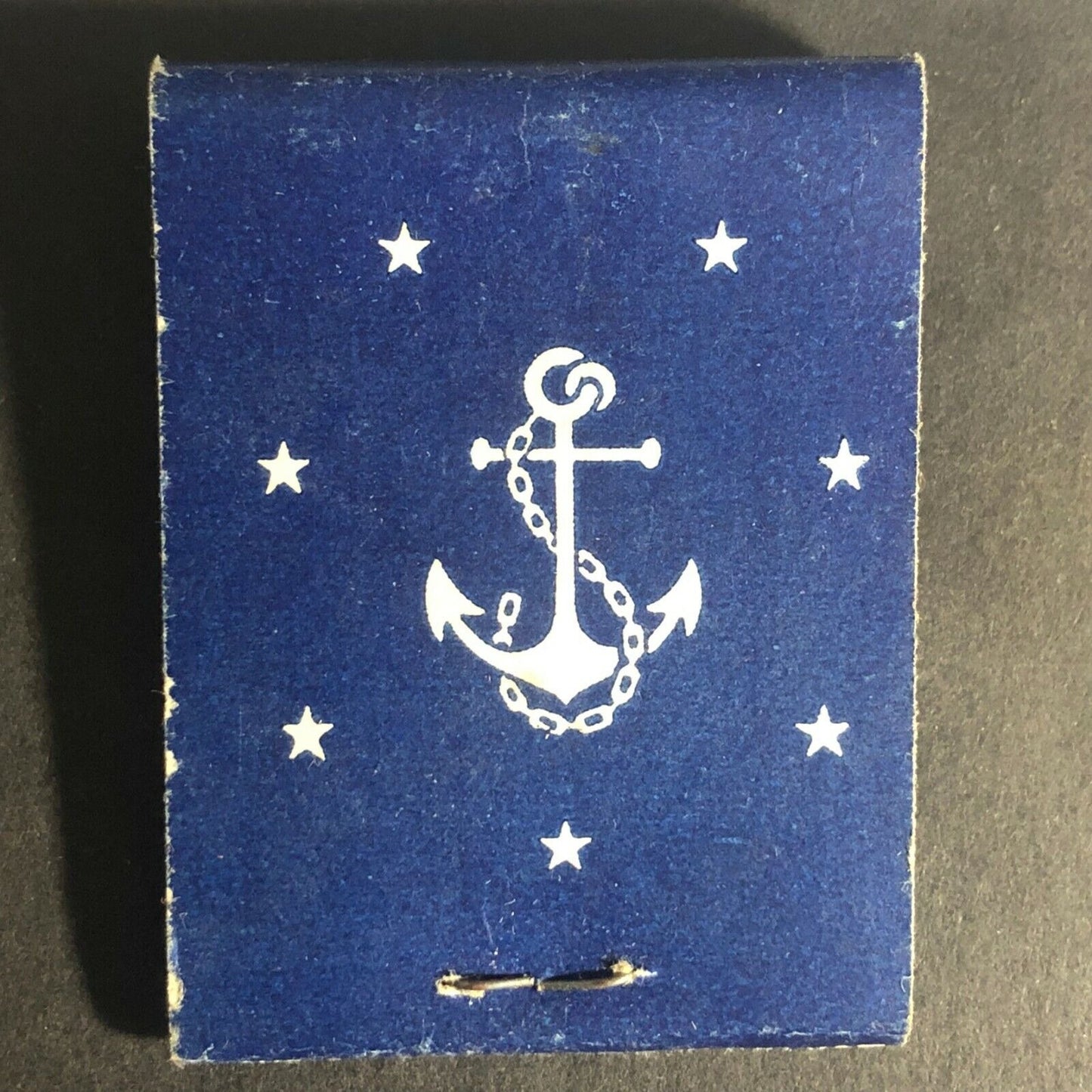 Scarce c1940's WWII Full Matchbook U.S. Navy - Anchor Chain Stars