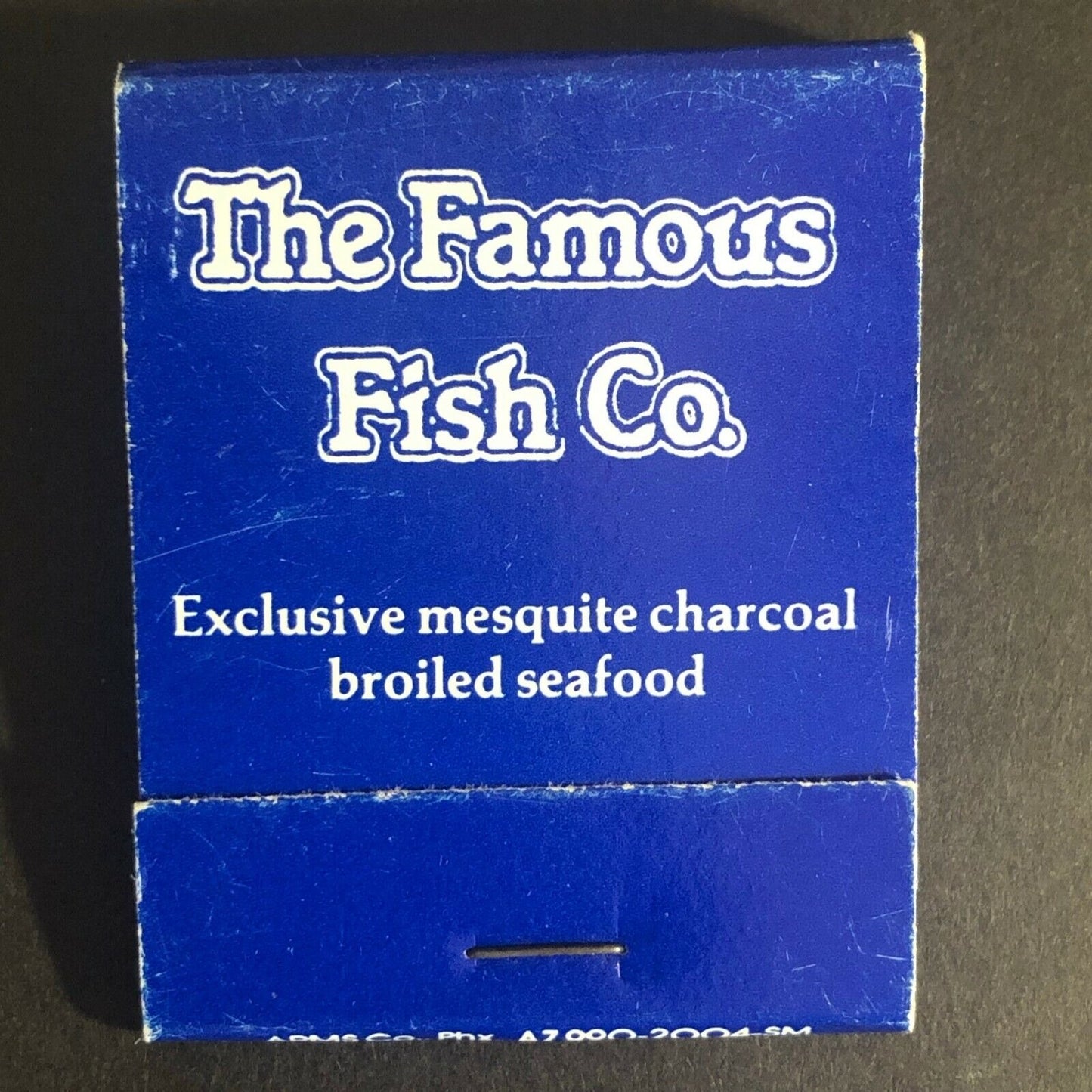 The Famous Fish Co. Vintage c1970's-80's Full Matchbook