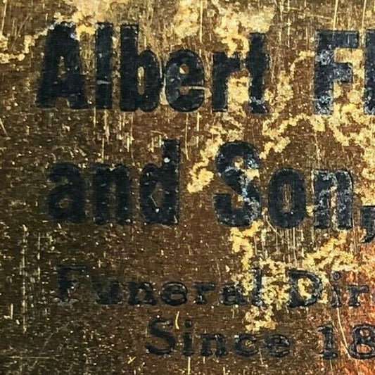 Meriden, CT "Albert Flatow - Sons" Funeral Directors  c1960's-70's Full Matchbook