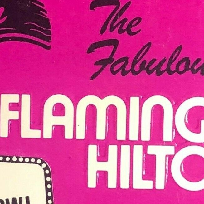 80's Full Matchbook "Flamingo Hilton Las Vegas" Lindy's Restaurant NV