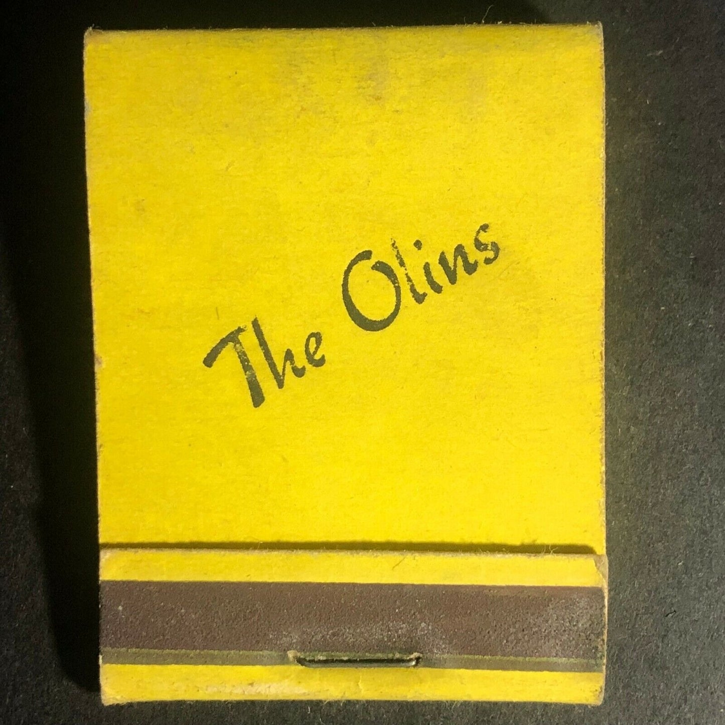 Scarce c1940's-50's Mostly Full Matchbook "The Olins" (No Other Text)