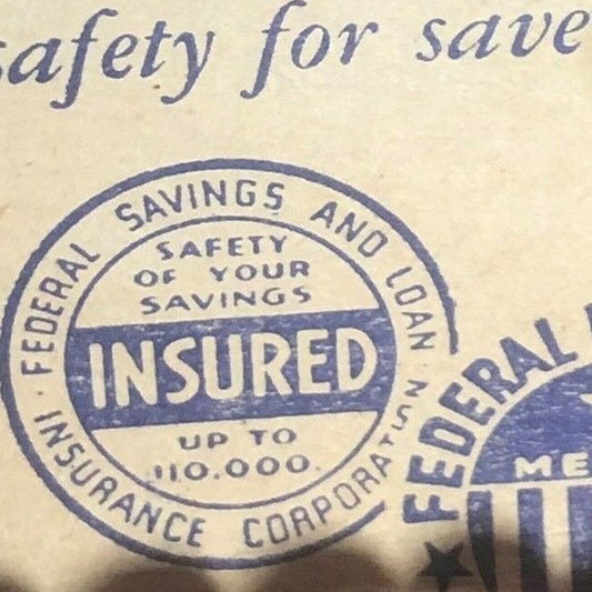 1930's-40's Full Matchbook "Meriden Permanent Building & Loan" CT