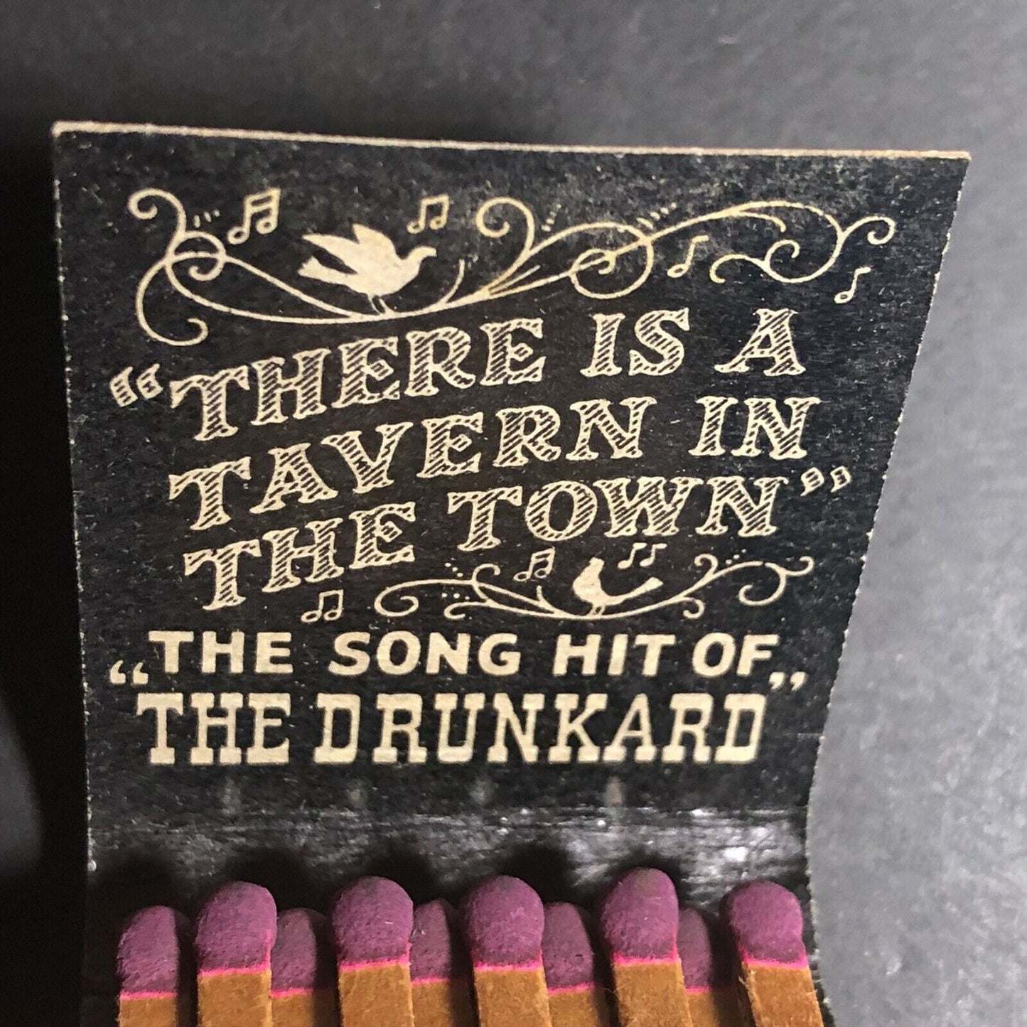 "The Drunkard" 12th Aniv. Theatre Mart Hollywood Very Scarce 1945 Full Matchbook