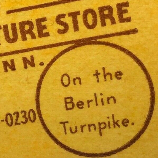 1940's-50's Full Matchbook Advertising - Bonelli's Wayside Furniture - Newington