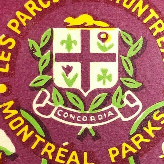 1940's-50's Full Matchbook "Les Parcs De Montréal" Restaurants