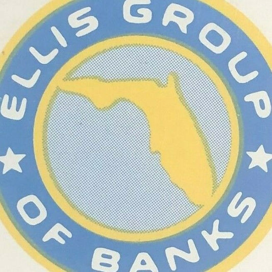 "Ellis Group of Banks" Florida Scarce 1970's-80's Full Matchbook