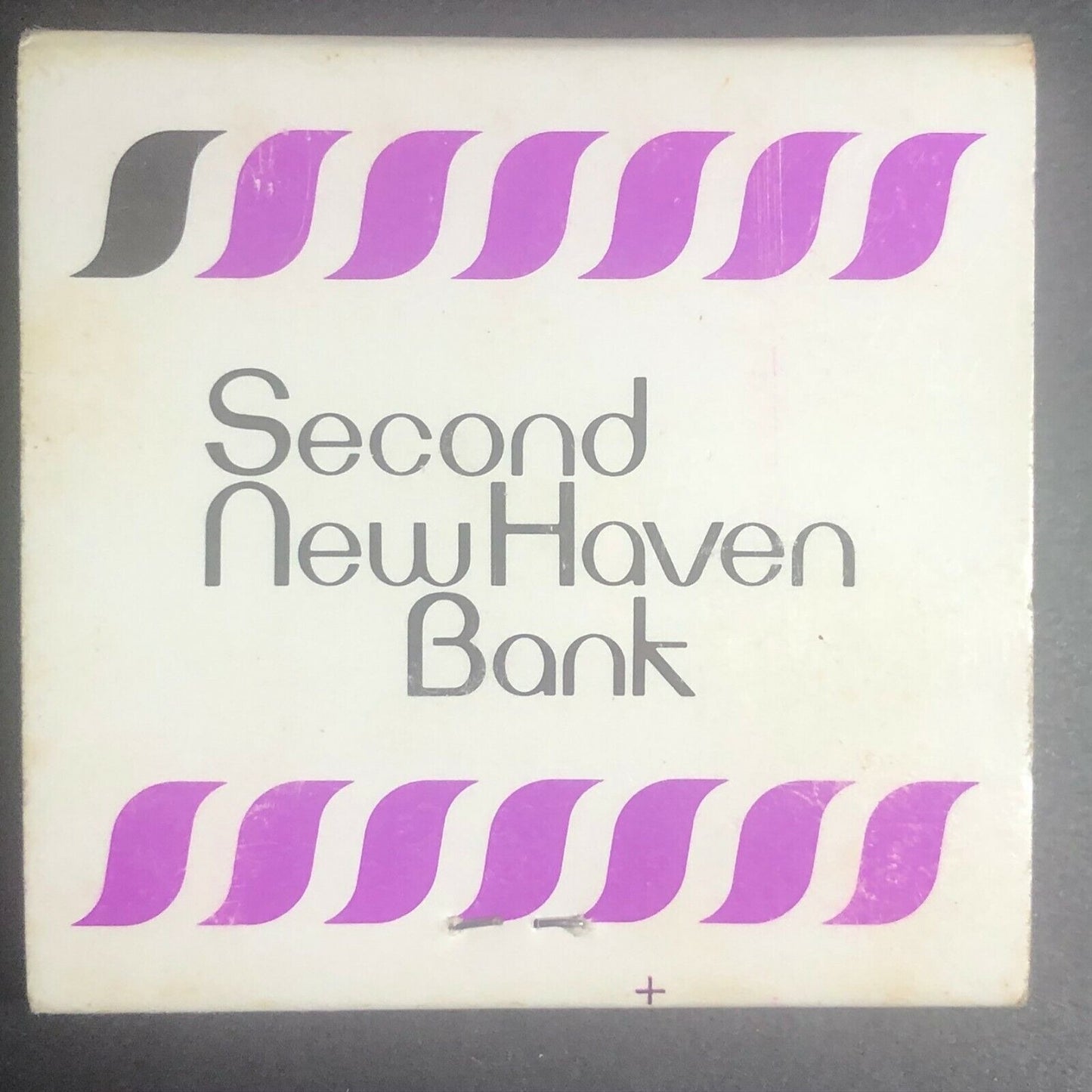 "Second New Haven Bank" "Build a Secure Future" CT 1970's-80's Full Matchbook