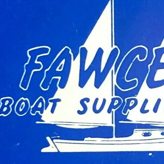 80's Full Matchbook "Fawcett Boat Supplies Inc." Annapolis, MD