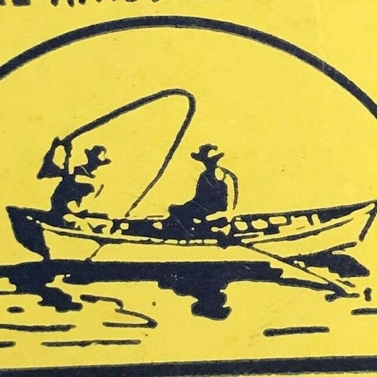1950-60's Full Matchbook Advertising - Nelson's Garage & Bait - Sound View, CONN