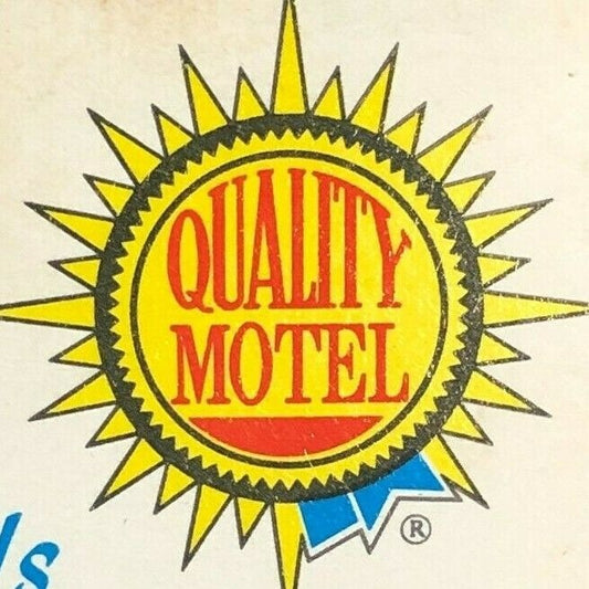 1940-50's Full Matchbook "Quality Motel Americana" Fayetteville, NC