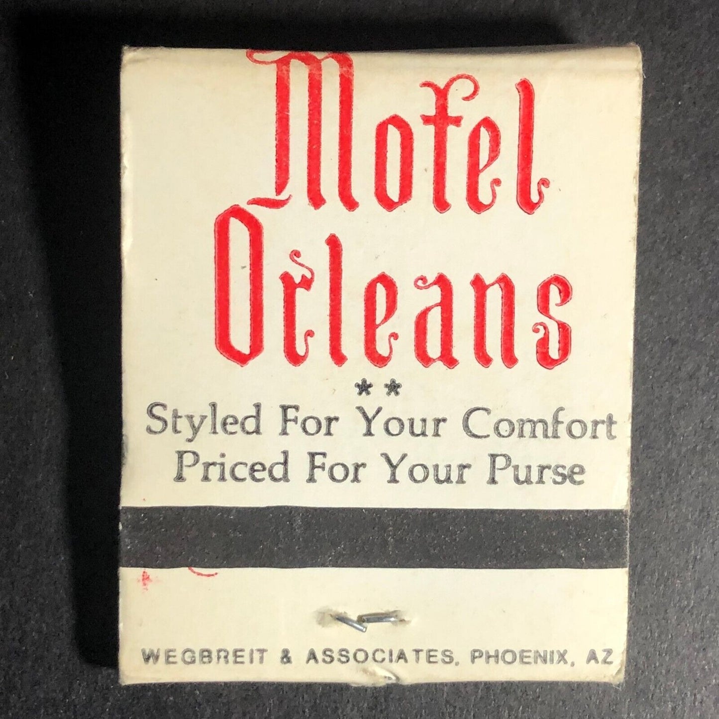 Meyer Motel Orleans Full Matchbook c1975-85