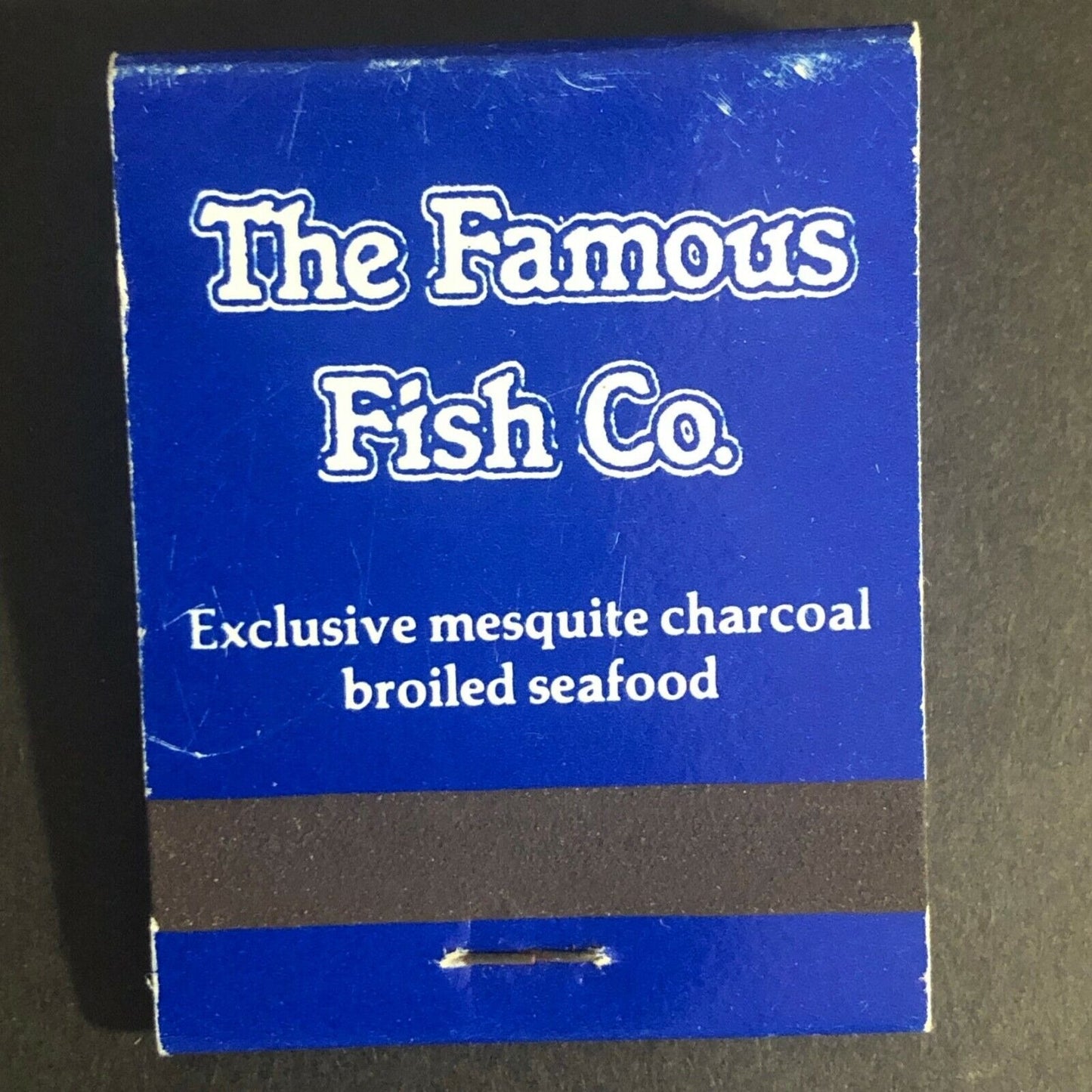 The Famous Fish Co. Vintage c1970's-80's Full Matchbook