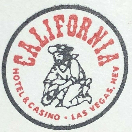 1975-1980's Full Matchbook - Sam Boyd's California Hotel & Casino Las Vegas