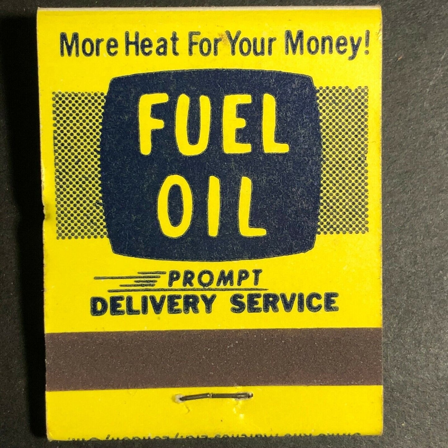 Niagara Falls, NY "Gale's Gas Bars" Fuel Oil  c1970's Full Matchbook