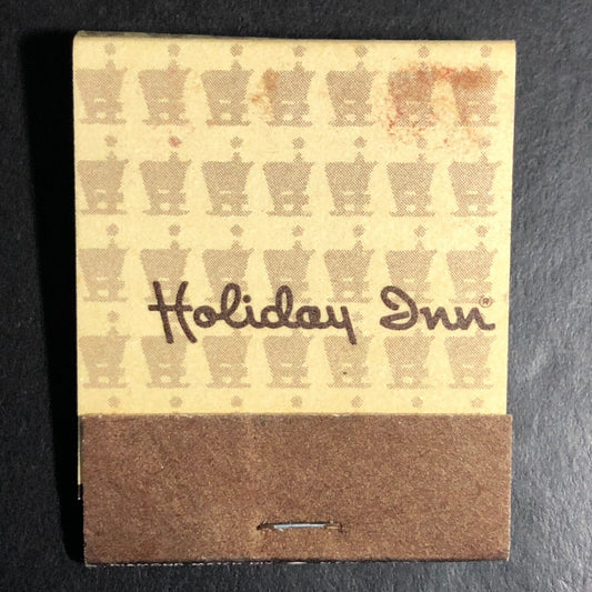 Holiday Inn Hotels Full Matchbook c1974-80's w/ Road Sign Wallpaper Art VGC