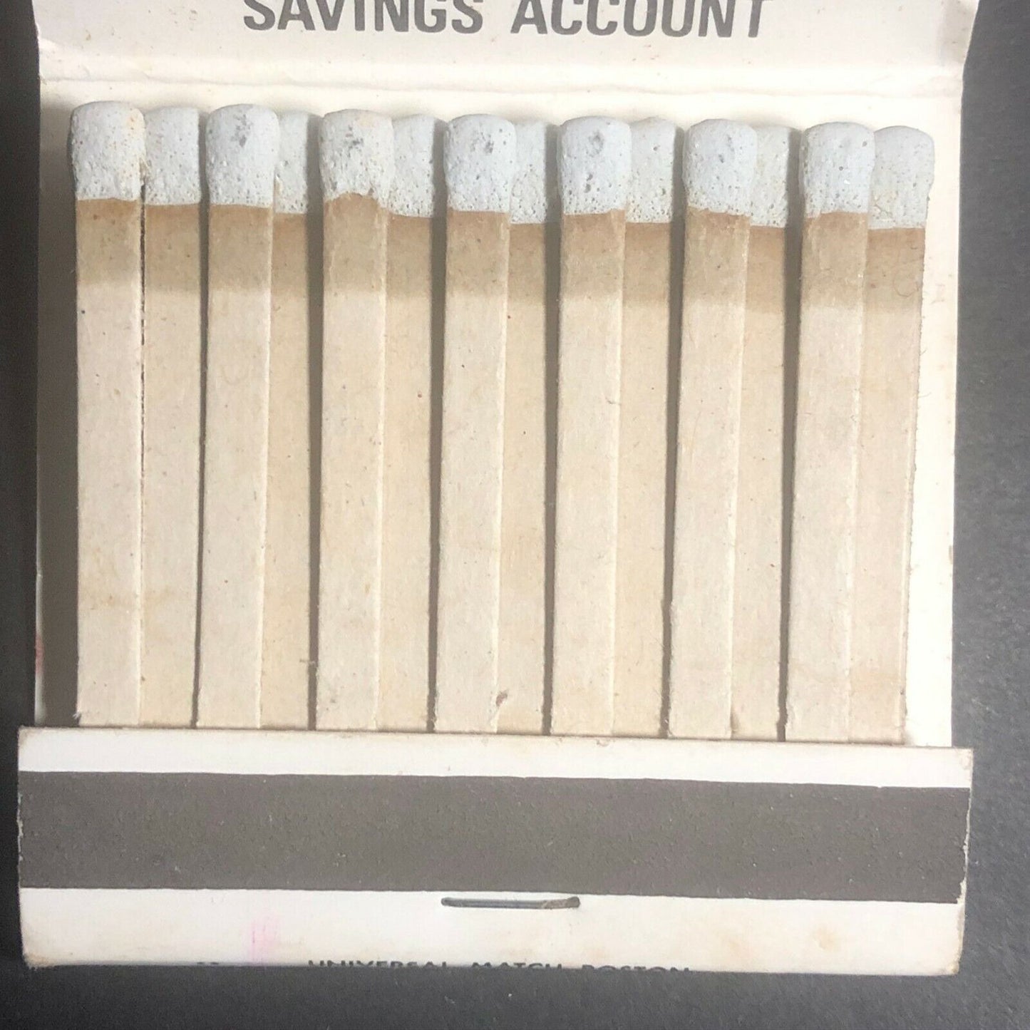 "Second New Haven Bank" "Build a Secure Future" CT 1970's-80's Full Matchbook