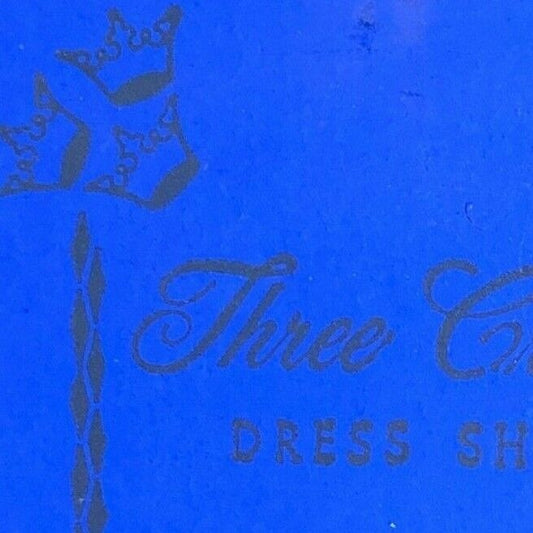 1940's-50's Full Matchbook - "Three Crowns Dress Shops" Lido Beach & Venice, FL