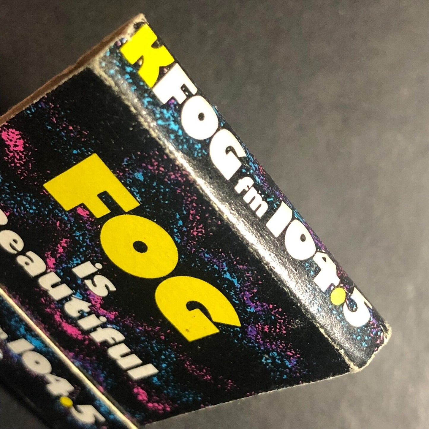 KFOG FM 104.5 "Fog is Beautiful" Full Matchbook c1982 Scarce