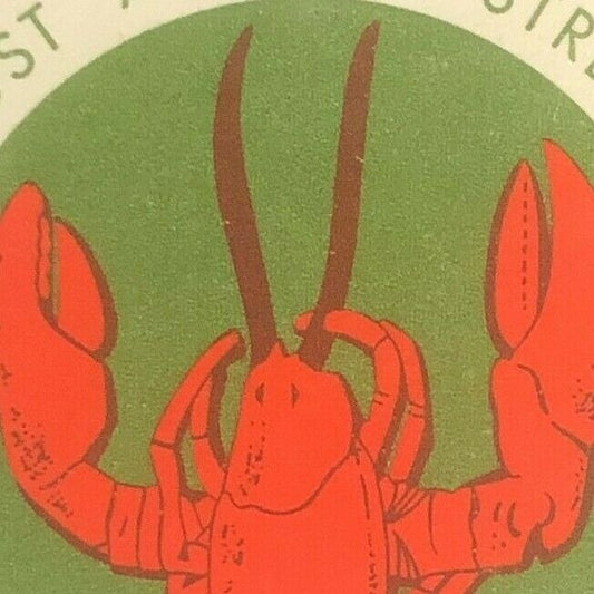 1940's-50's Full Matchbook - Johnny's Restaurant - Lobster- Meriden, CT