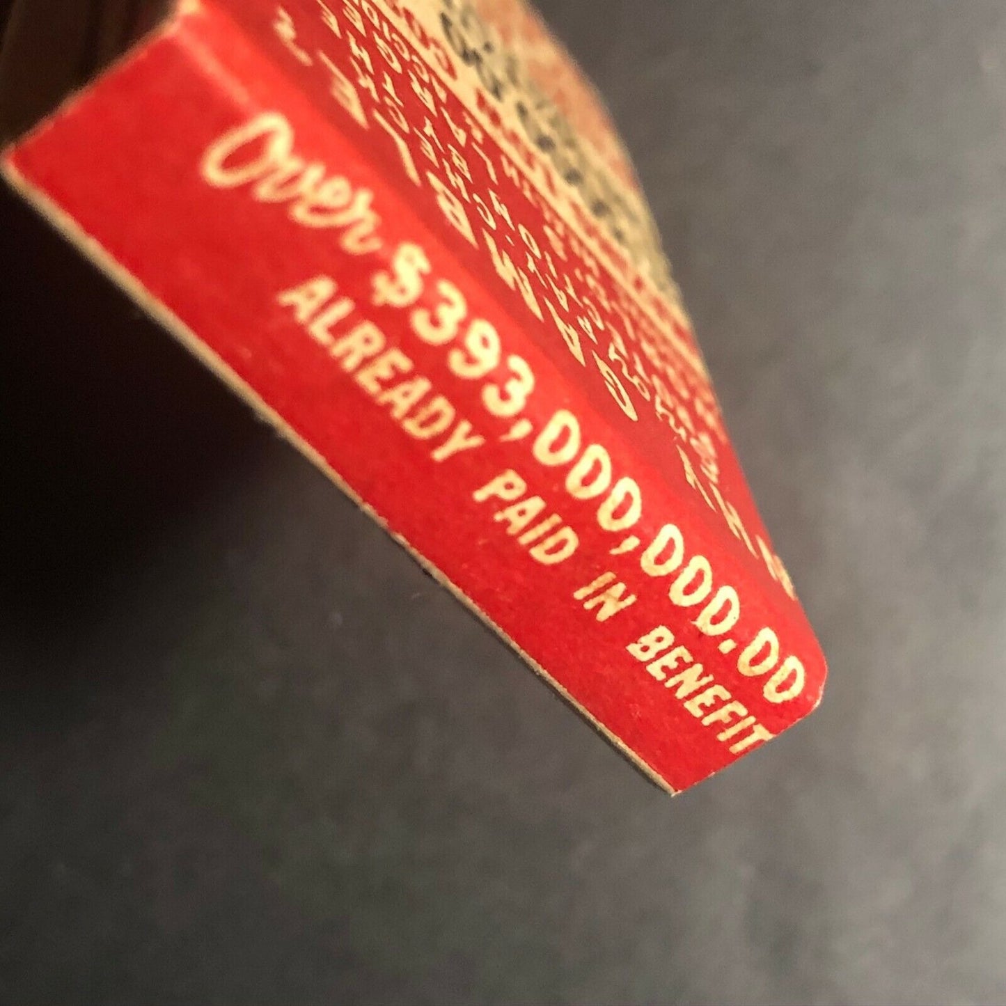 "How You Can Be $300 A Month For Life" 1950's-60's Full Matchbook