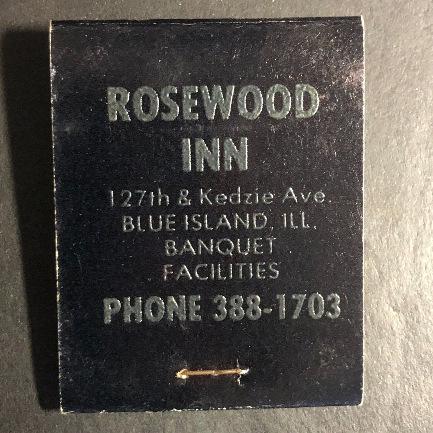 Dave's Rosewood West Restaurant Crestwood IL Matchbook c1978-80's Scarce