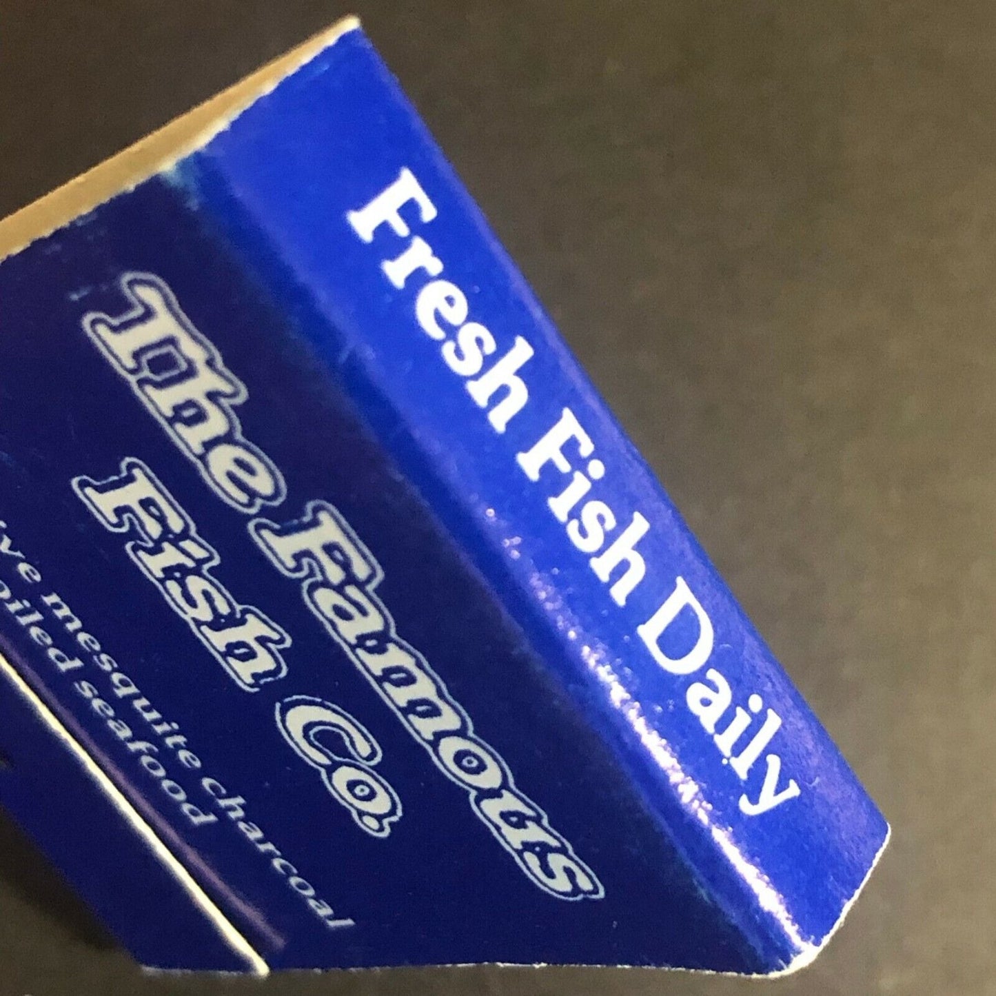 The Famous Fish Co. Vintage c1970's-80's Full Matchbook