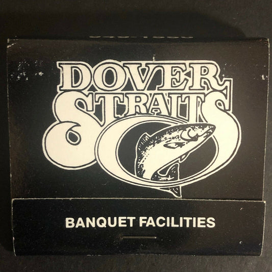 Dover Straits Seafood Chicago c1970's-80's Full Matchbook
