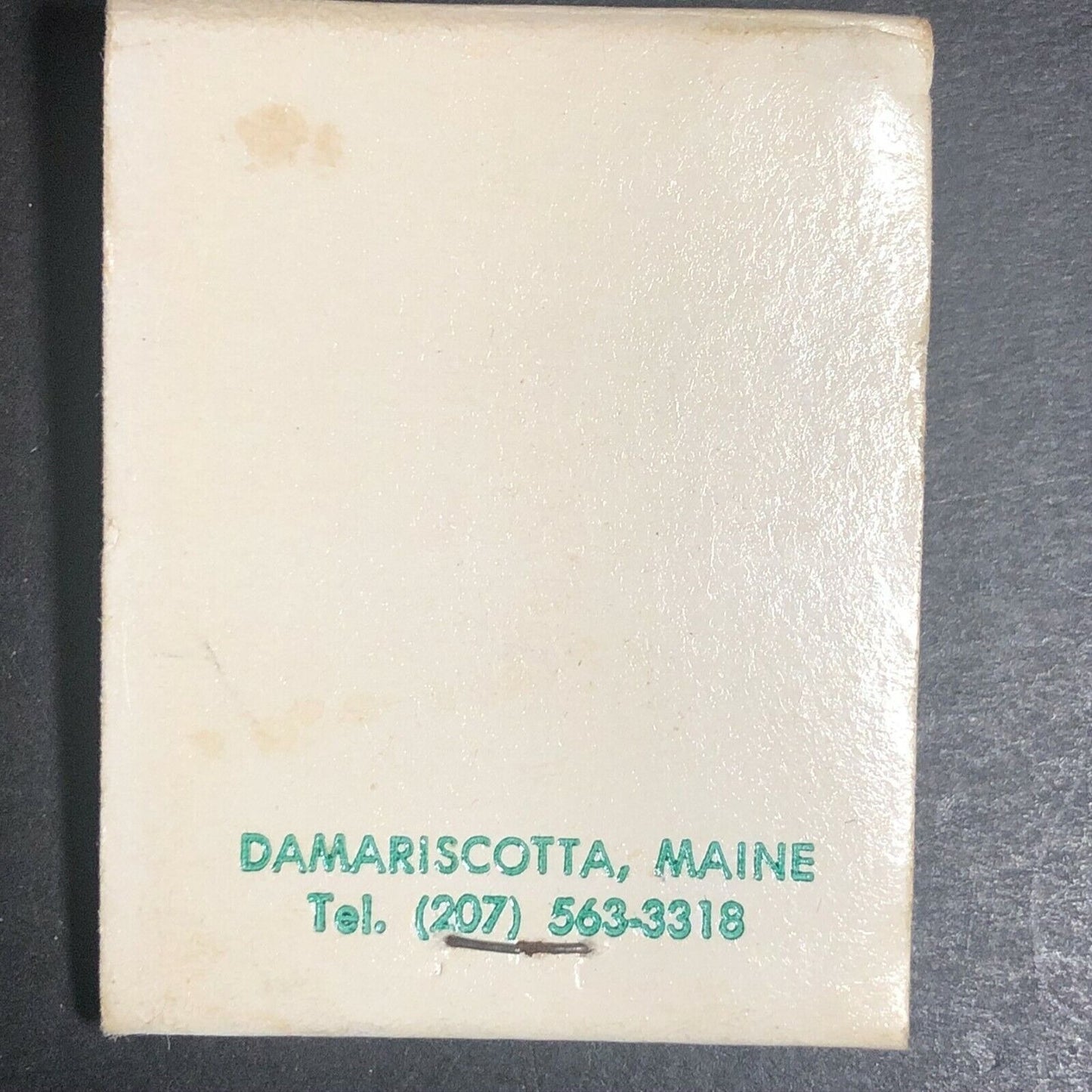 1970's Full Matchbook - "The Pier" Restaurant - Damariscotta, Maine