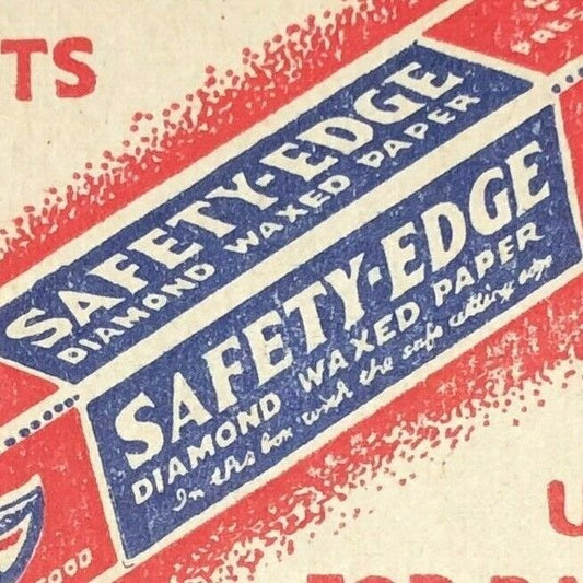 1930's-40's Full Matchbook Diamond Match Co. Waxed Paper w/ Safety Edge