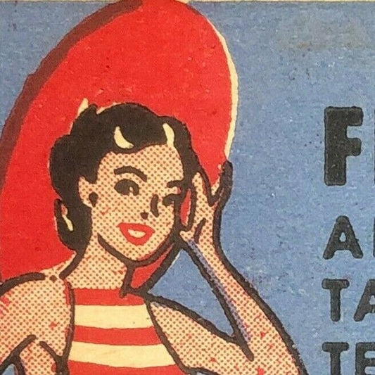 1940's-50's Full Matchbook "Free Art Talent Test!" "Learn To Draw" Mail In Offer